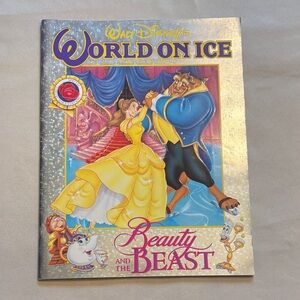 Disney World on Ice 1993 Souvenir Program: Beauty and the Beast Collector Editon